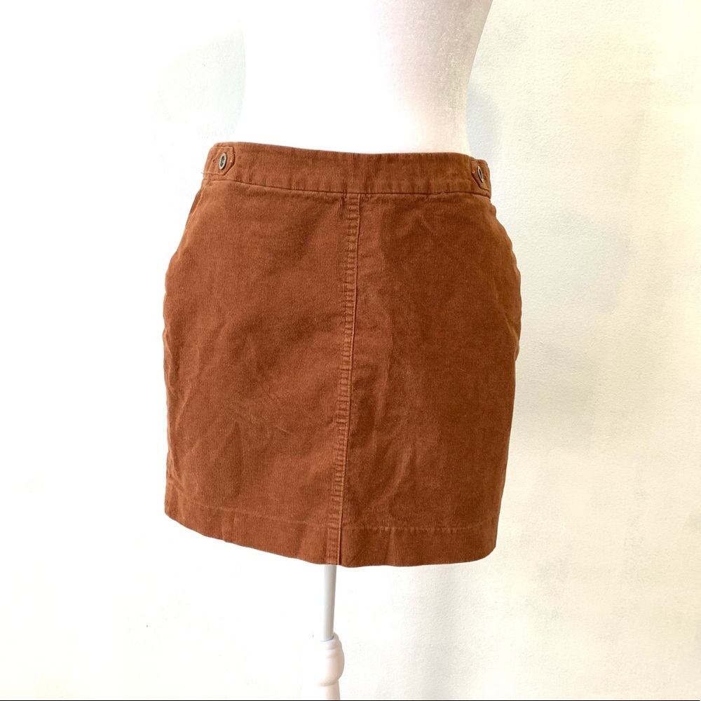 Banana Republic velvet Brown Skirt